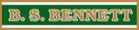 B. S. Bennett logo